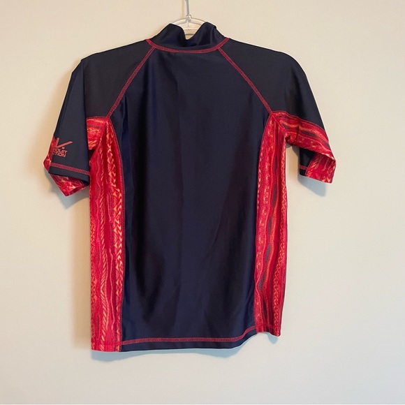 COOGI Boys Sun UV Protection Swim Shirt Athletic Short Sleeve Outdoor T-Shirt 12 - Picture 8 of 10